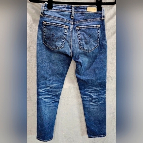 Adriano Goldschmeid AG-Ed Denim Prima Crop  Skinny Sz 25R $215 Retail - Picture 2 of 10